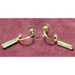 Cercei placati cu aur de 14k