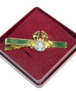 Ac de cravata, placat cu aur de 14 k