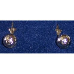 Cercei placati cu aur de 14k