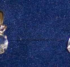 Cercei placati cu aur de 14k