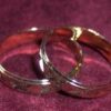 Pereche de verighete placate cu aur de 14k