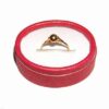 Inel placat cu aur de 14k