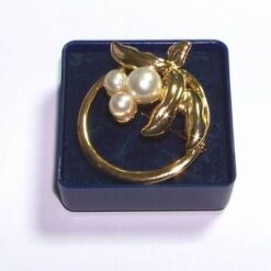 Brosa placata cu aur de 14k