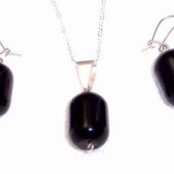 Set din onix si argint