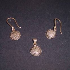 Inel din argint cu marcasit si cristale Swarovski