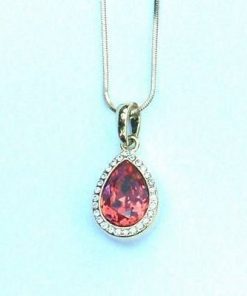 Set de bijuterii cu cristale Swarovski Elements albastre