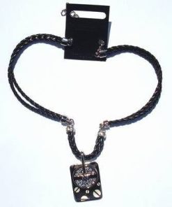 Pandantiv Swarovski pe lantisor argintiu - unicat!