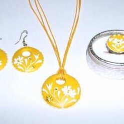 Pandantiv unisex din argint cu cristale Swarovski