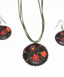 Set de bijuterii cu cristale Swarovski Elements albastre