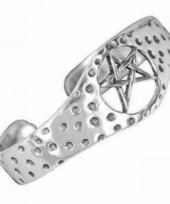 Bratara din metal nobil cu pentagrama magica