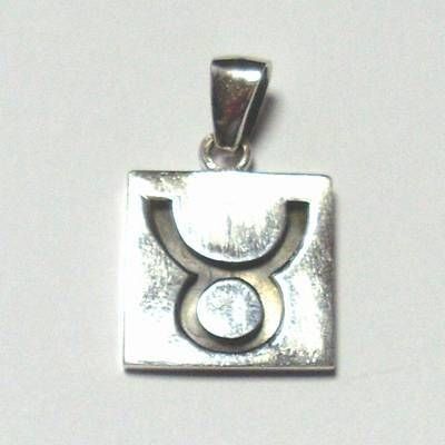 Talisman din argint cu zodia Taur