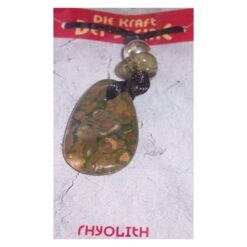 Talisman din cristal de riolit