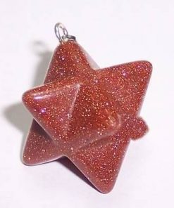 Merkaba din cristal de aventurin - ARGINTAT