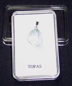 Inel din argint cu cristal de topaz mistic, multifatetat