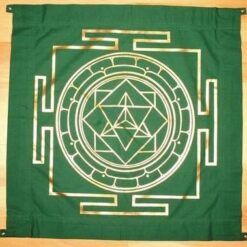 Merkaba Yantra de culoare verde
