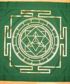 Merkaba Yantra de culoare verde